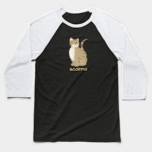 Scorpio cat zodiac sign Baseball T-Shirt